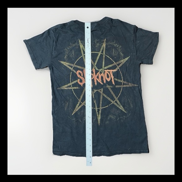 Slipknot Band Tee Black Gildan Heavy Cotton Size CH - Picture 6 of 7